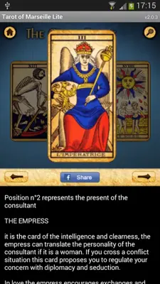 Tarot of Marseille Lite android App screenshot 0